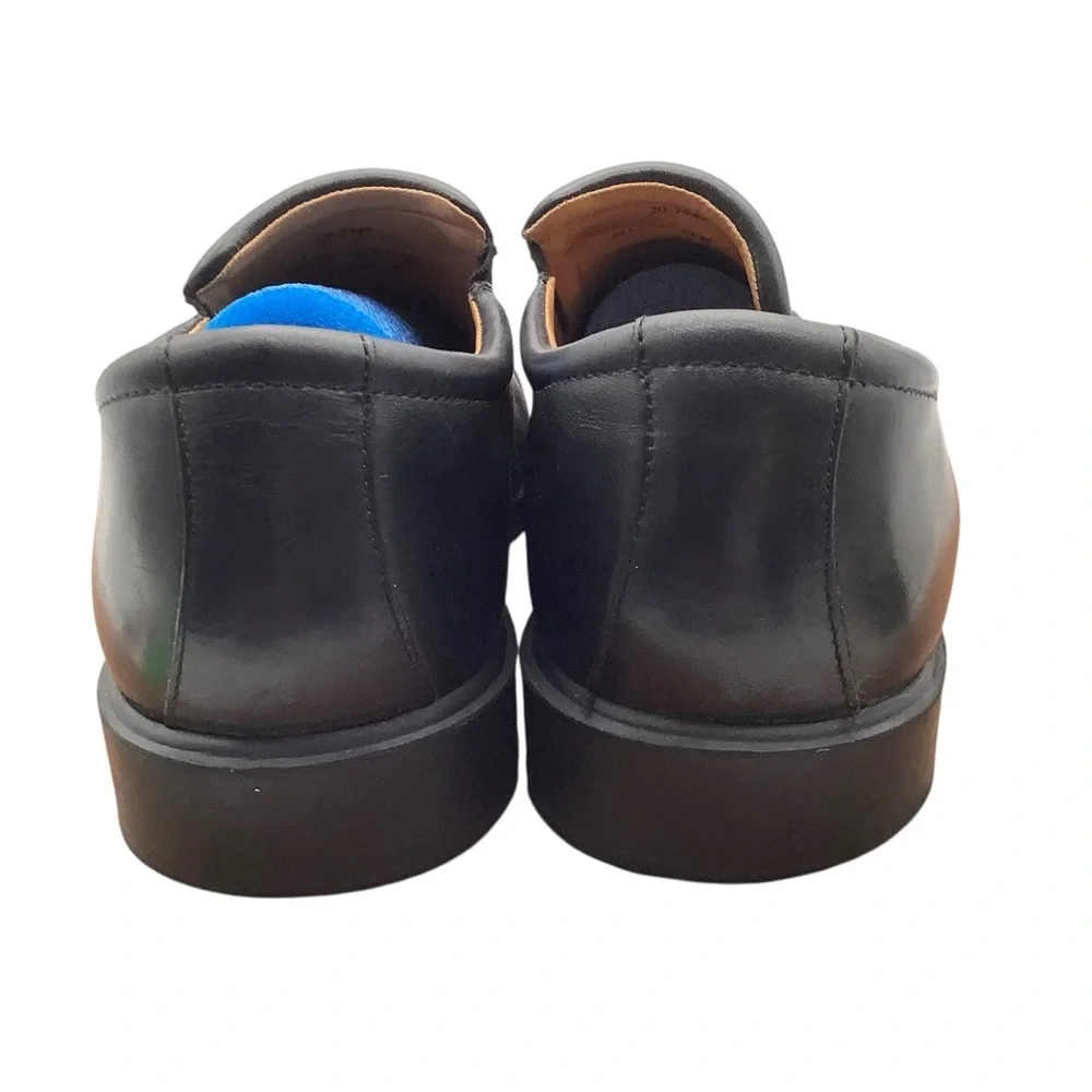 Johnston & Murphy Flex Men's Black Leather Loafers size‎ 12